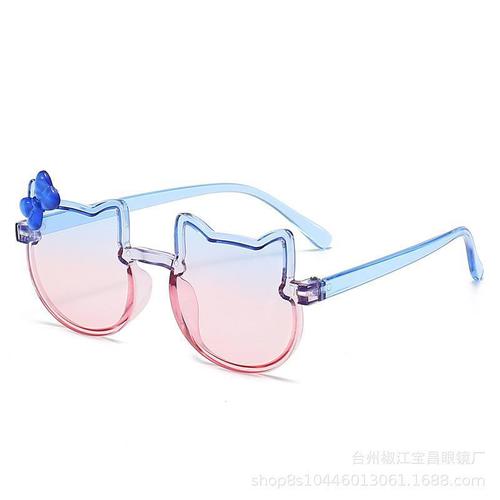 Children's Fashionable Cute Cartoon Bow Sunglasses for Super Cute Babies UV Protection Sunglasses