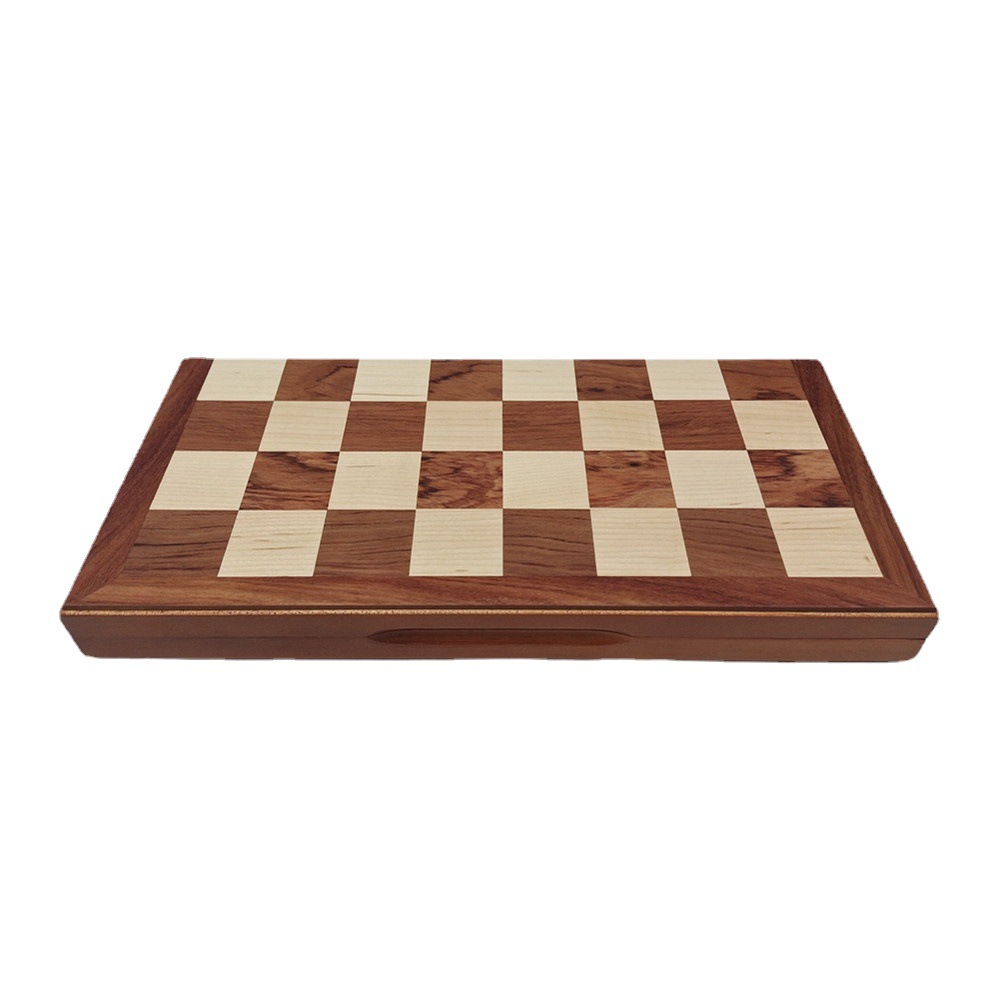 Personalizado ajedrez de madera sólida ajedrez de madera damas backgammon Go estudiantes juegos de inteligencia para niños