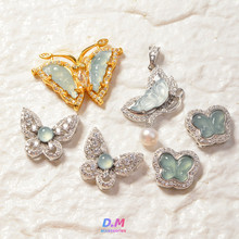 s925����DIY���������ȻA�������ˮ��������ɢ�鸣����׹��׹Ů