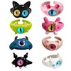 Cute cartoon metal monster, small design ring, cat, trend of season, on index finger, wholesale