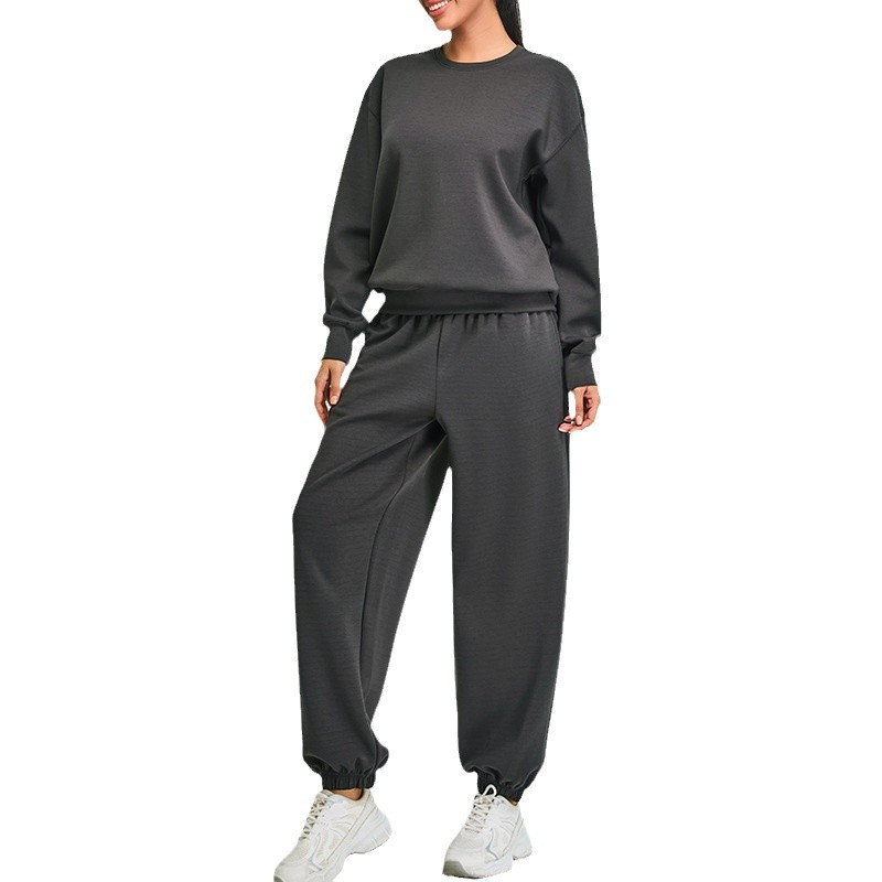 Otoño y invierno nuevo suelto ocio deportivo suéter mujer suave pegajosa moda ropa de yoga chaqueta de carrera ropa de fitness