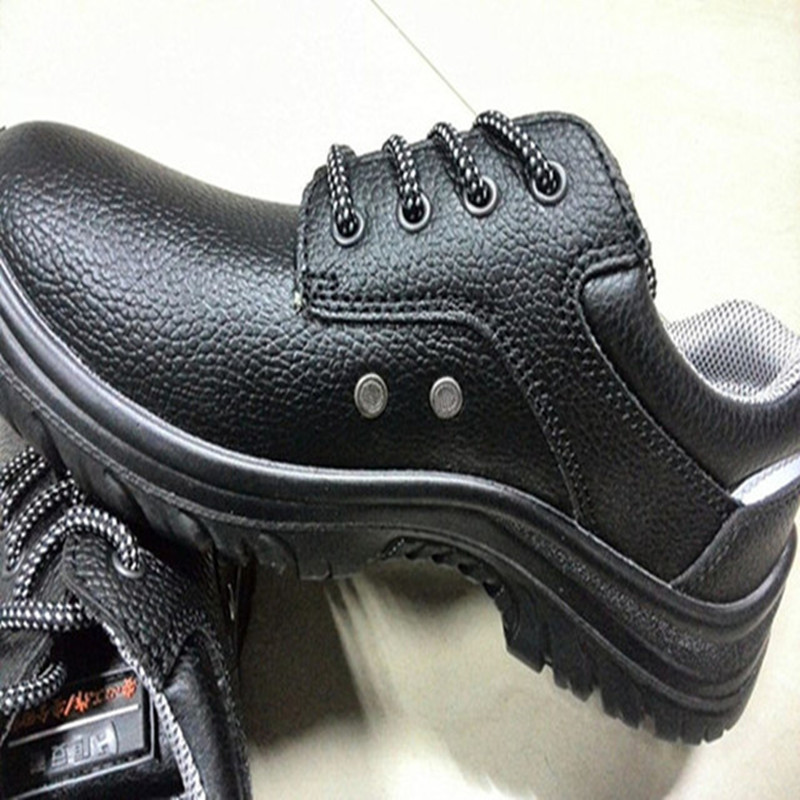 恒安耐8138防砸防静电安全鞋带透气孔绝缘防滑耐磨劳保鞋