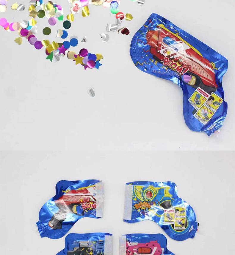 Plastic Material Children's Day Pistol Plastic Party Decorative Props