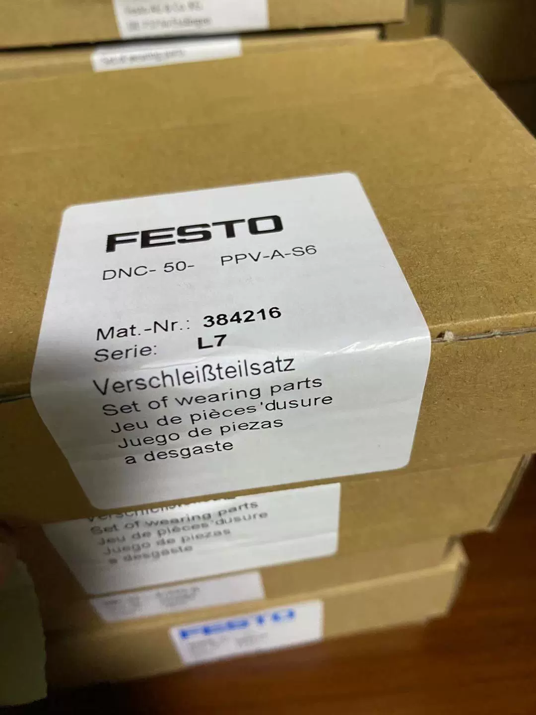 384216    DNC-50-PPV-S6 Немецкий ремонтный комплект Festo