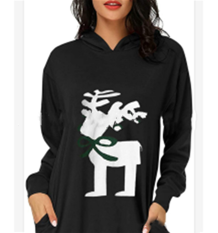 작은 흰색 사슴 블랙