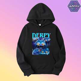 Derpy连帽衫Derpy虎Zoey运动衫KPop连帽衫恶魔猎人Tee DKPDH虎套