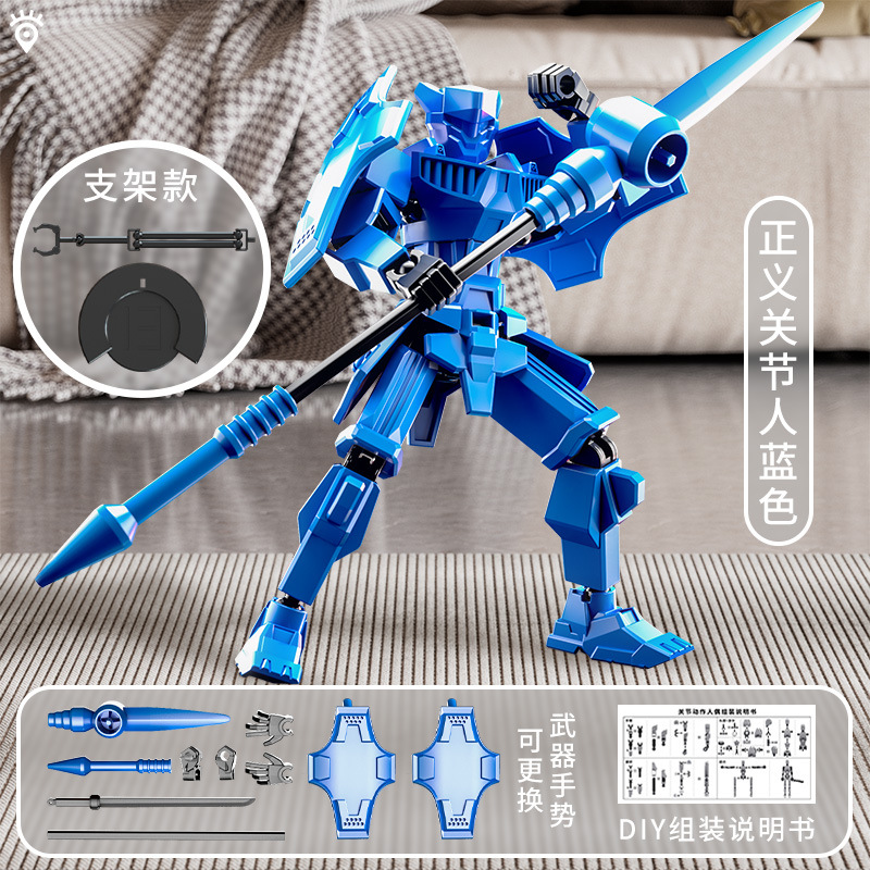 Juguete de modelo multiarticulable multi-mórfico transfronterizo ángel articulado humano descomprimido robot de quinta generación