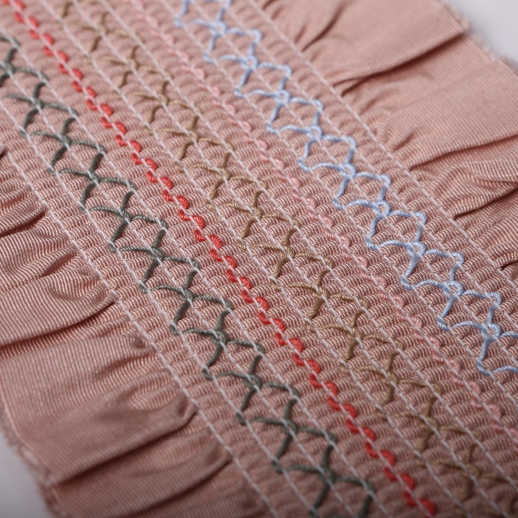 上海风特承接女装面料司马克打揽  花式打揽  司马克 面料绣花