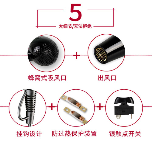 Home Aromatherapy High-Power Hair Dryer with Constant Temperature, Multi-Speed Adjustment, Drop-Shipping Wholesale