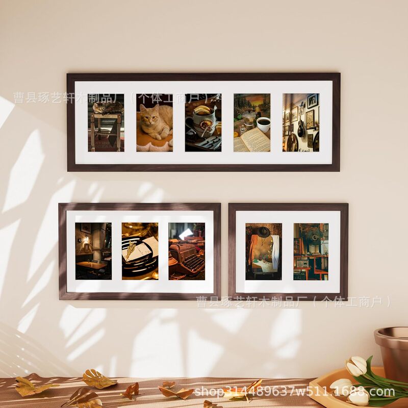 Wooden Hollow Three-Dimensional Combination Photo Frame Display Stand Wedding Couple Children's Commemorative Frame Picture Frame Wall-Mounted Photo Frame Picture Frame Wooden Hollow Three-Dimensional Combination Photo Frame Display Stand Wedding Couple Children's Commemorative Frame Picture Frame Wall-Mounted Photo Frame Picture Frame