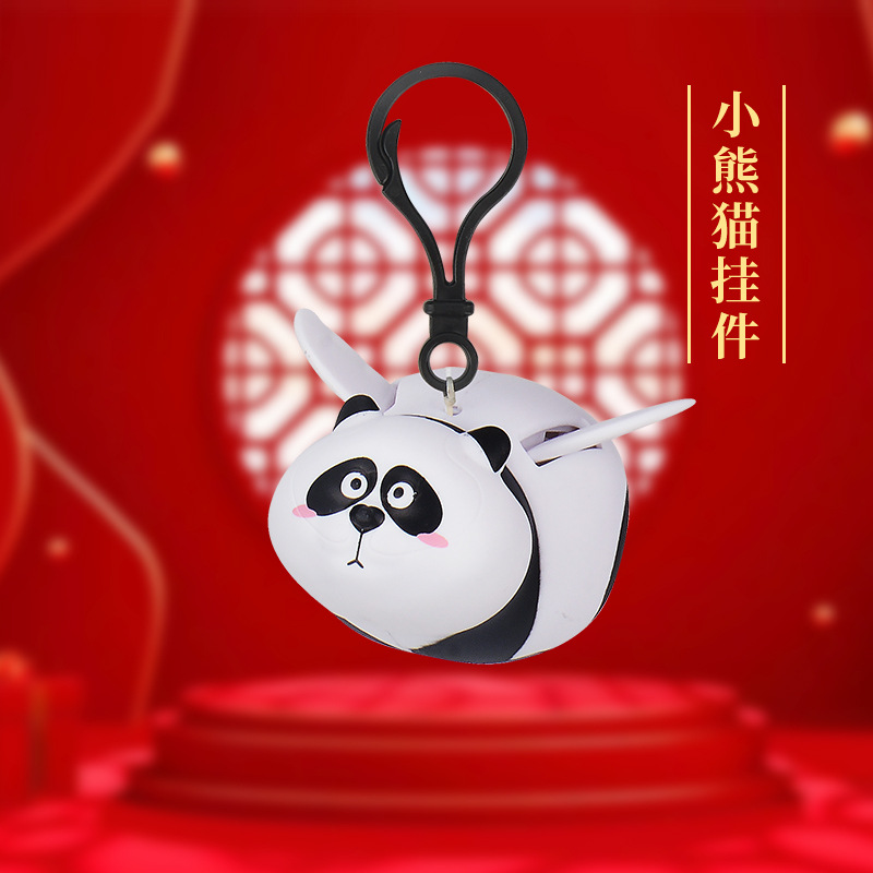 Ji Super lindo llavero lindo cerdo cordón colgante volador Tiktok futuro de Venta caliente como brocado conejo Año Grande