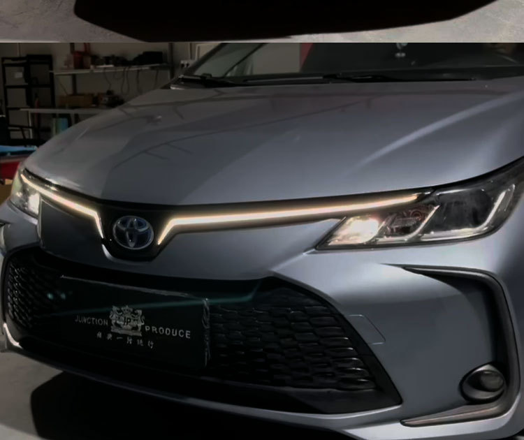 Suitable for 19-25 Models of Toyota Corolla Grille Lights Modified to Led Daytime Running Lights Toyota Corolla Drl