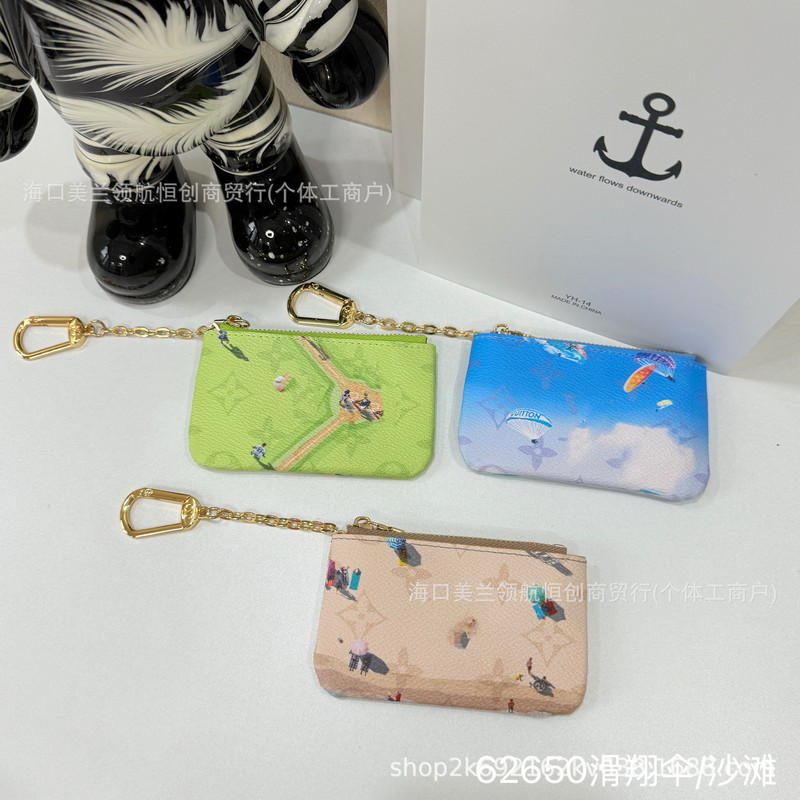 2026 new cross-border LV coin purse, new version of LV women's bags, various styles of wallets, keychains, and coin purses