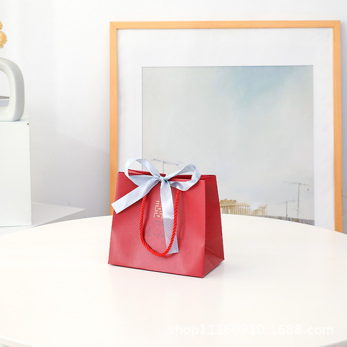 Gift bag, wedding candy bag, Chinese style paper bag, wedding candy box packaging, portable return gift bag