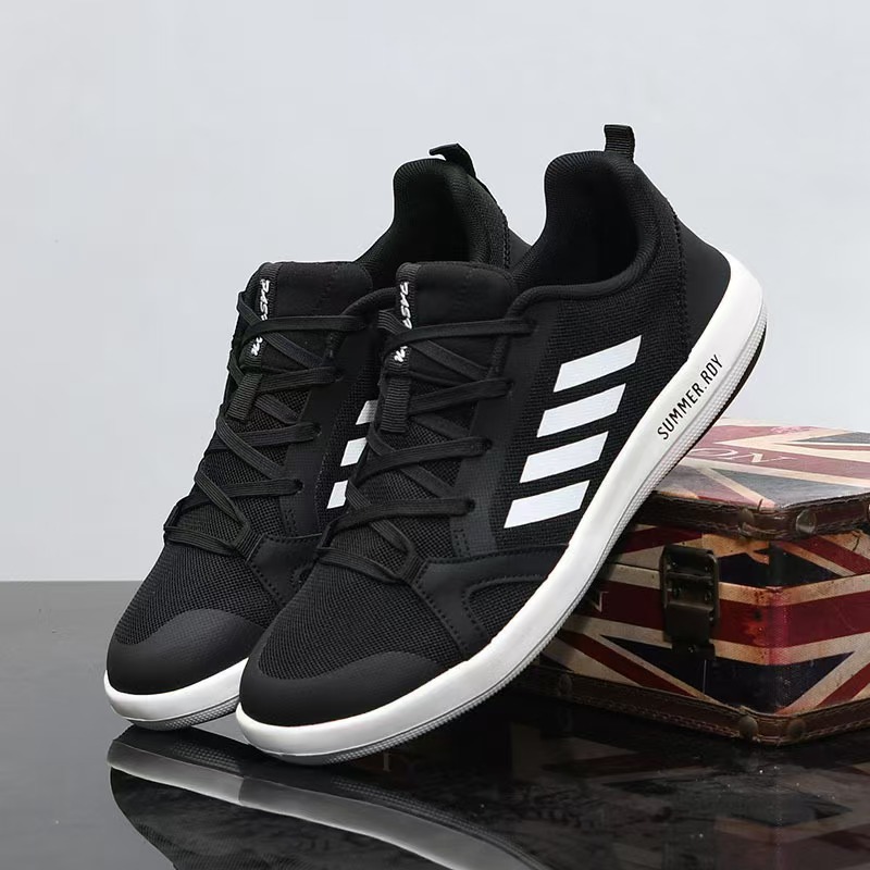 Men's Shoes Summer New Mesh Breathable Sports Shoes Comfortable Casual Shoes Work Simple Versatile Men's Low-Top Shoes