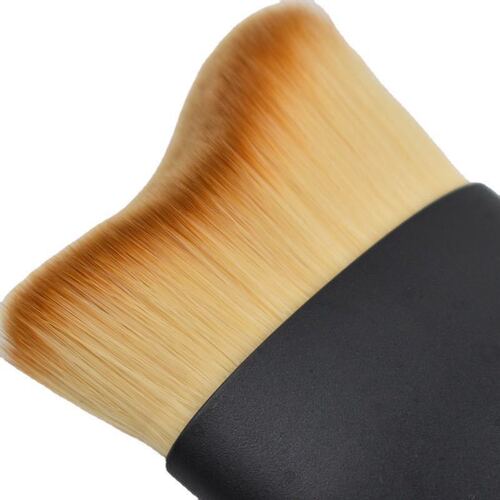 Makeup brush, makeup brush, multifunctional beauty tool, car dust removal curve brush, wavy human head brush, foundation bristles
