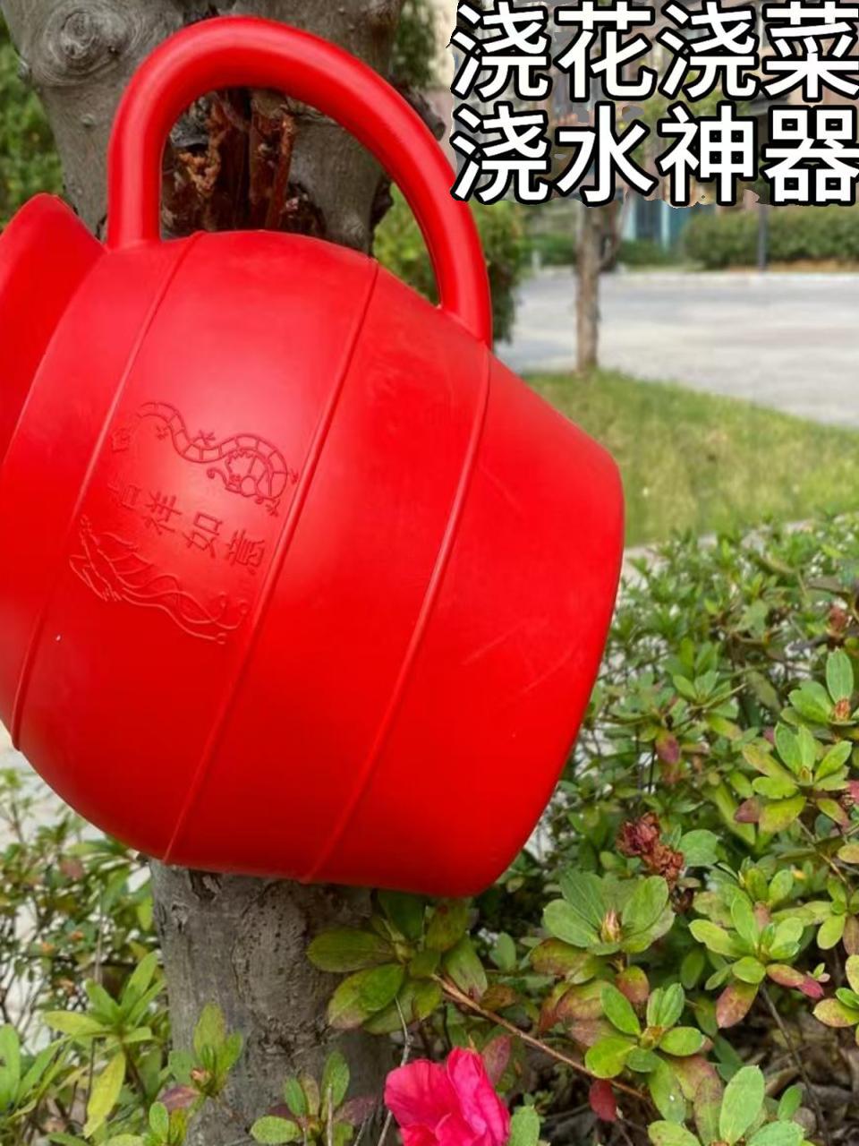 仿复古陶瓷浇花水壶家用塑料洒水壶园艺淋花喷水壶浇菜浇水