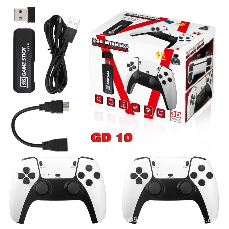 GD10 PRO HD TV Game Machine 2.4G Wireless Doubles PS1 U Bao Arcade Rocker Retro Game Machine