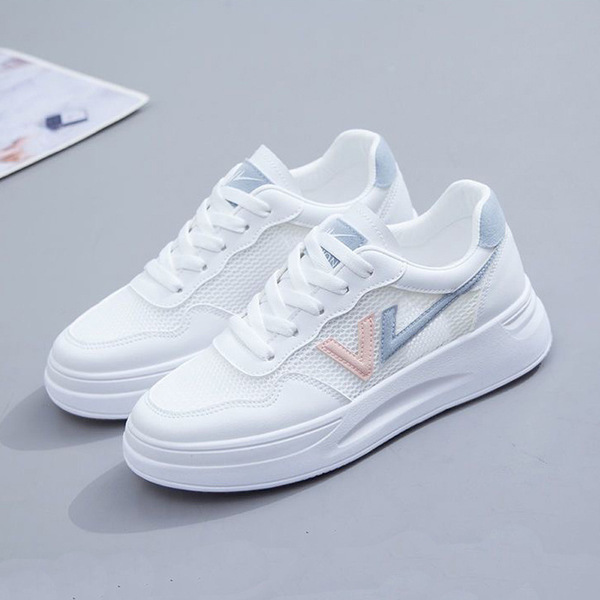 Summer breathable non-slip universal casual white sneakers platform