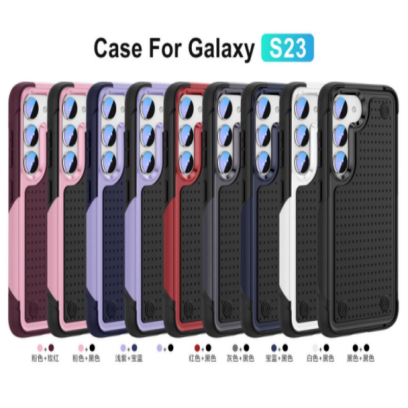 Cross-border SAMSUNG S23Ulite Elegant Drop-resistant Phone Case SAM S24 2-in -1 A14 Protective Case s22