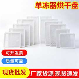 加厚塑料烘干晾晒盘 冷库食品冻框 海鲜速冻筐 塑胶单冻器