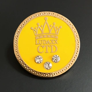 金属徽章定制烤漆 珐琅徽章胸章锌合金个性LOGO 校徽徽章定制厂家