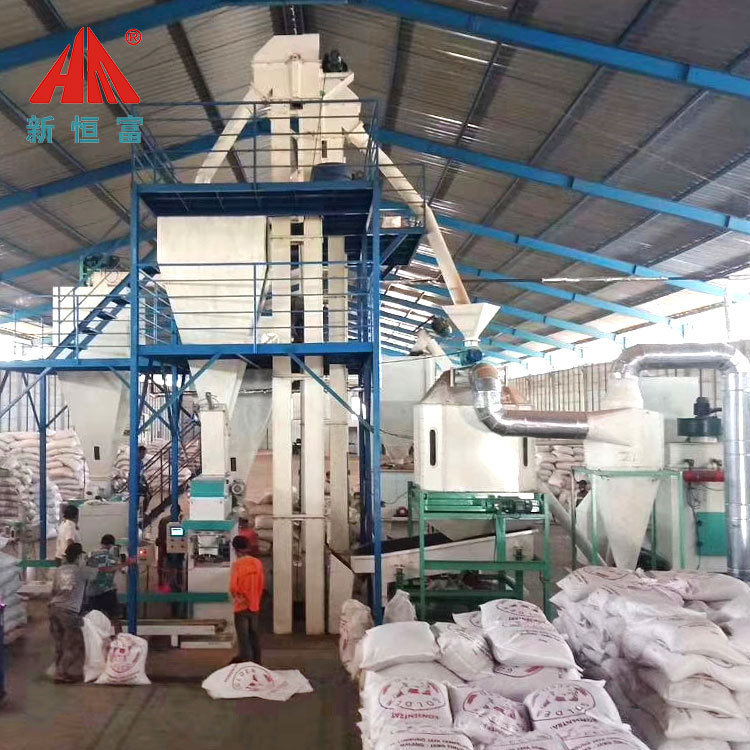 恒富机械整套猪兔狗鱼饲料机组 支持全自动电脑精准配料 节约成本