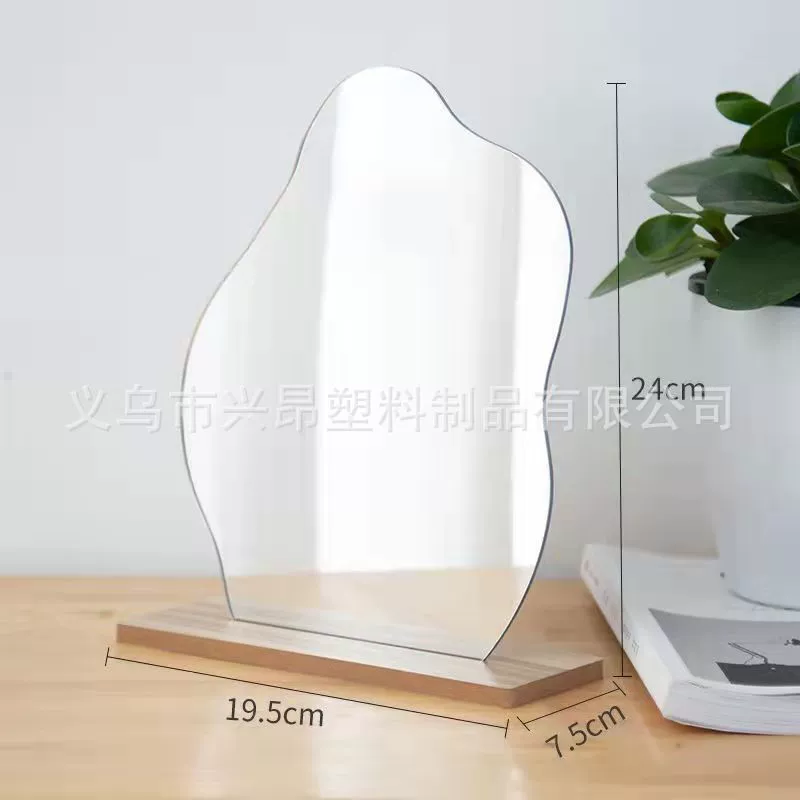 Ins Стиль Милое Зеркало Интернет Знаменитости Нерегулярная Фотография Зеркало Для Макияжа Общежитие Настольное Девушка Сердце Маленькое Зеркало
