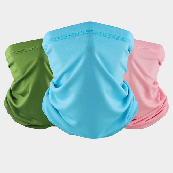 Overseas Solid Color Ice Silk Scarf Multifunctional Summer Magic Headscarf Outdoor Riding Sunscreen Breathable Mask Men's Face Towel