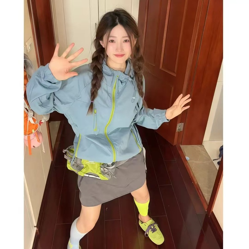 UPF50+アイスシルク速乾性日焼け止め服、男性と女性用、夏用、軽量で通気性のある屋外日焼け止め服、フード付きサイクリングスキン服|undefined