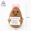 Dark Brown Double Bow Potatoes