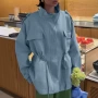 立领气质新款中长款外套