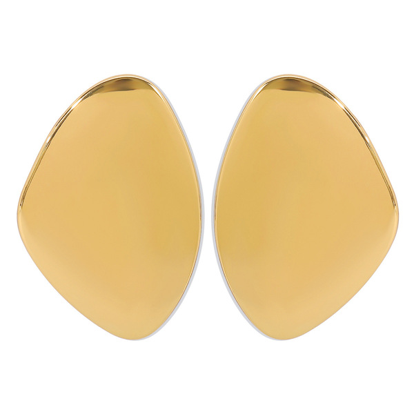 Trend glossy geometric earrings