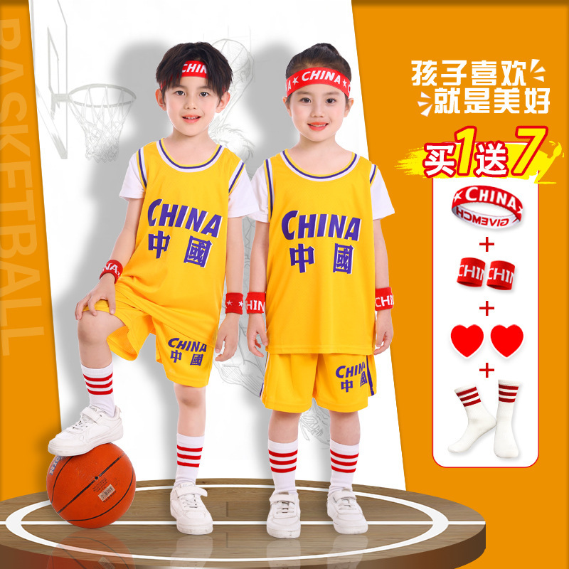 子供バスケットボールユニフォームスーツ速乾性男の子ネザ幼稚園パフォーマンスユニフォーム小学生競技チームユニフォームコービーユニフォーム|undefined