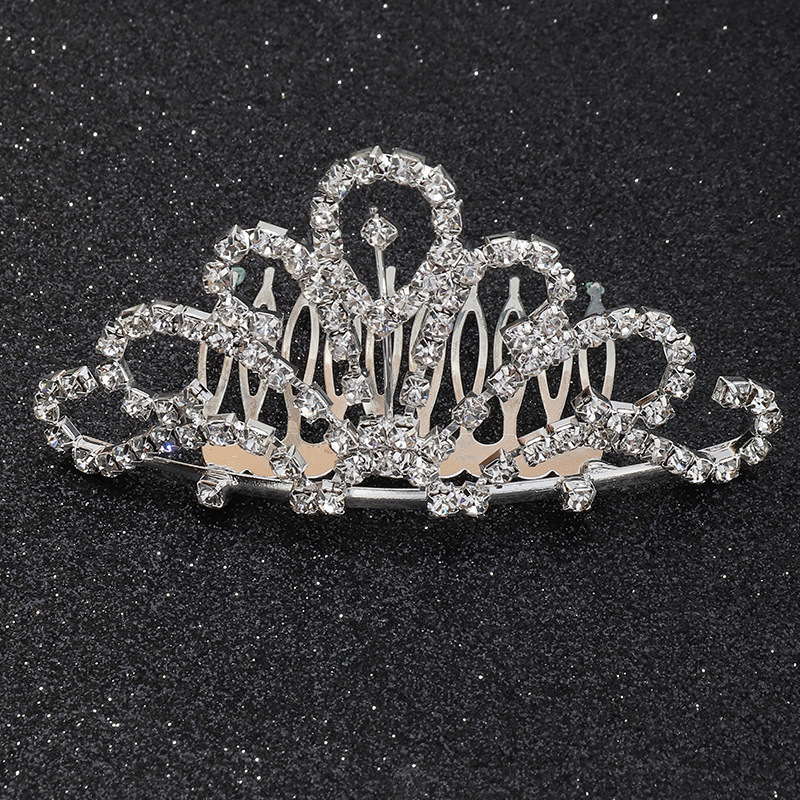 Fashion Rhinestone Crown Hair Accessories display picture 5