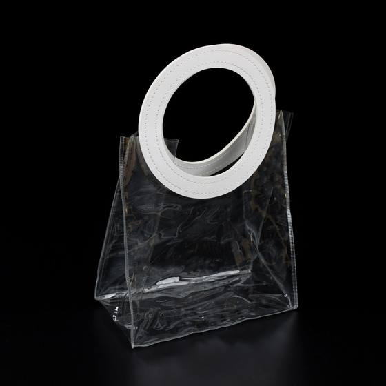 Spot Transparent Pvc Handbag Ins Holiday Gift Bag Wedding Candy Gift Bag Flat Bag Packaging Bag