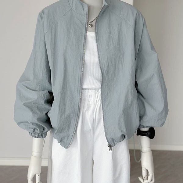 Korean women's thin sun protection jacket, popular casual coat, spring/summer outdoor casual versatile sports jacket for women Korean women's thin sun protection jacket, popular casual coat, spring/summer outdoor casual versatile sports jacket for women
