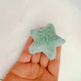 新款可爱双面毛绒天使翅膀DIY饰品发夹配件 儿童服装辅料现货批发