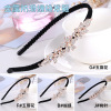 Headband with bow, metal hairpins, accessory, non-slip hairgrip, Korean style, wholesale