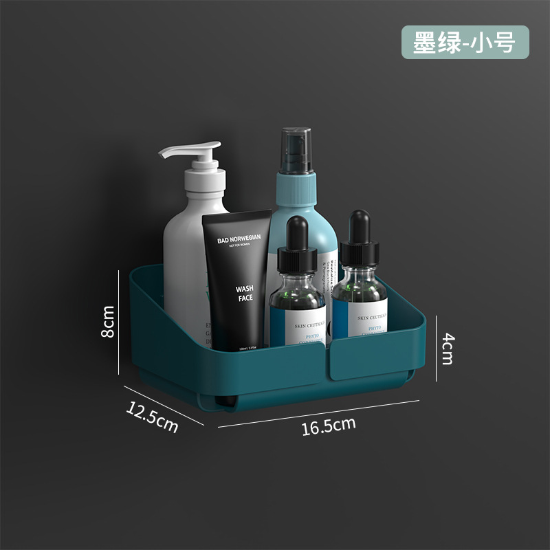 Baño Estante de almacenamiento inodoro lavabo cocina almacenamiento Punch-free baño montado en la pared