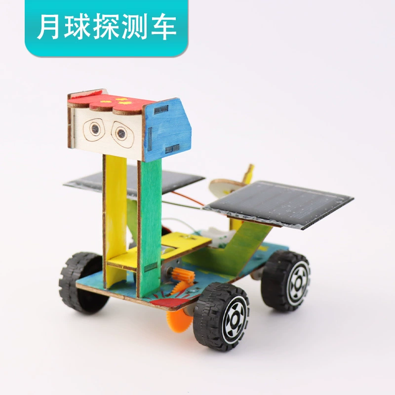 Солнечный лунный ровер, набор для самостоятельной сборки, научно-техническое производство, изобретение и экспериментальная модель для учащихся начальной школы и детей.