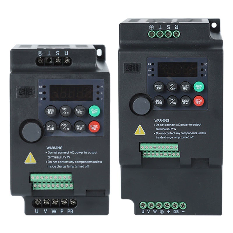 Однофазный 220В водяной помпы вентилятора 380В0.75/1,5/2,2/3,7/5.5КВ инвертора мотора скорости регулируя одиночная фаза