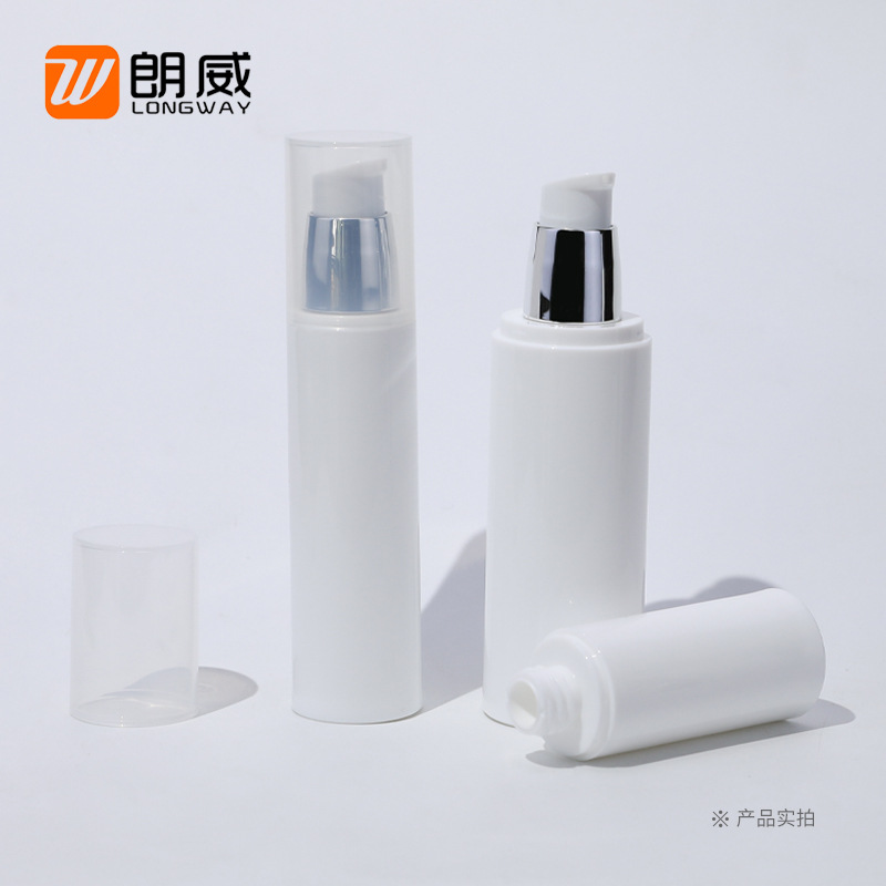 30-100mL botella de loción de vacío de escritorio blanco viaje portátil sub-botella cosmética botella vacía