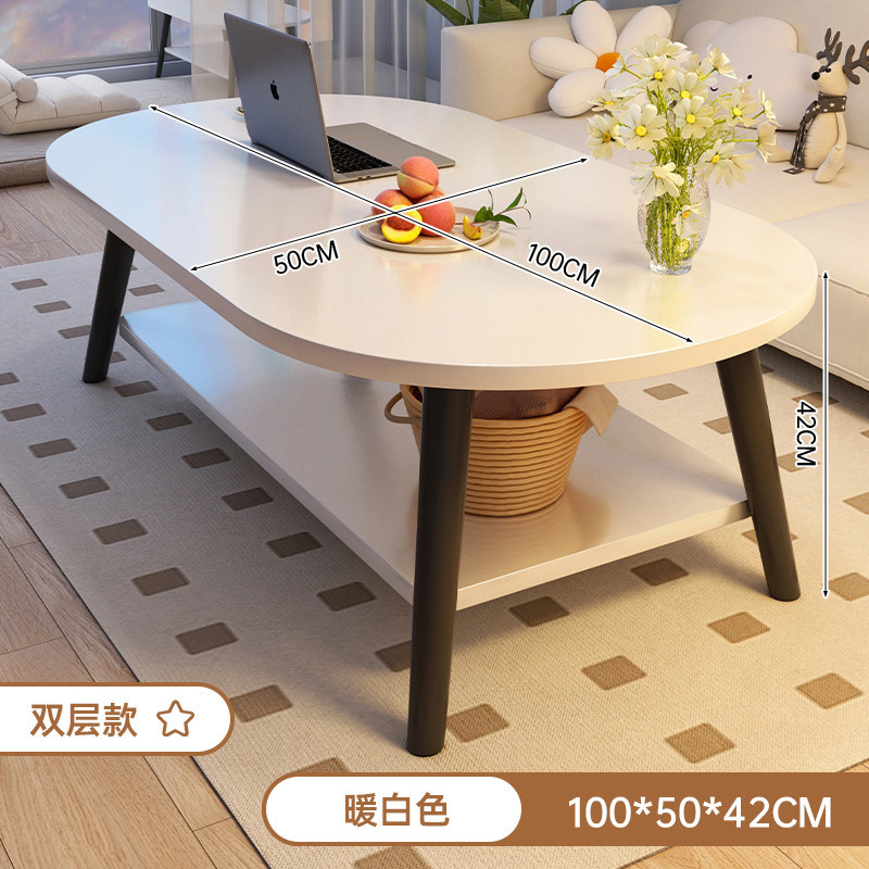 Mesa de té sala de estar pequeña casa simple simple mesa pequeña habitación de alquiler mesa baja balcón mesa de té