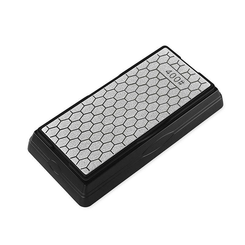 Piedra de afilar de esmeril, cuchillo de cocina doméstico de panal de doble cara, sello de jade, pieza de esmerilado especial, pulido de hoja abierta, artefacto