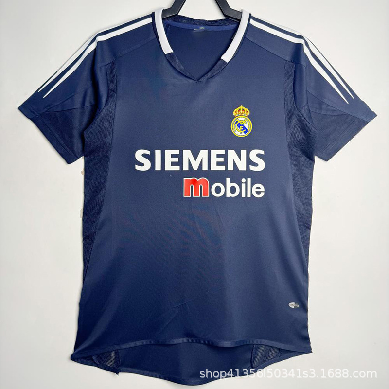 Real Madrid Retro Football Jersey 04 05 Zidane Beckham 1718 C Ronaldo Jersey Real Madrid Club