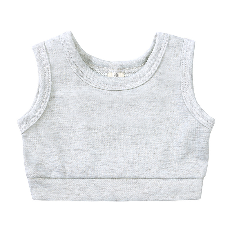2 Piece Set Quantity Daily Occasion Round Neck Neckline Comfort Function Casual Solid Color Backless Polyester Girls Clothing Sets