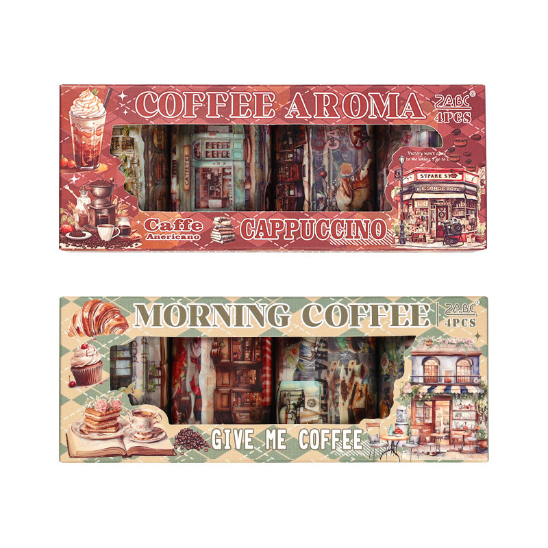 Tiempo tranquilo transparente impermeable pet cinta adhesiva cubierta caja diy diario pegatinas retro transfronterizas pegatinas decorativas