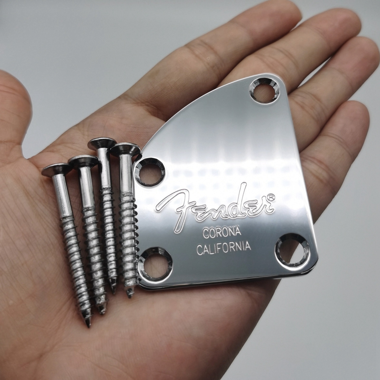 Fender Deluxe Series 4Bolt Contoured Neck Plate Fit for