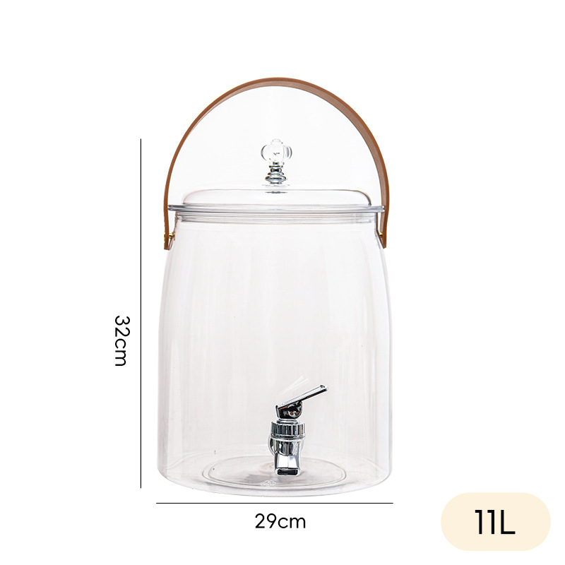 Barril de bebidas de autoservicio, refrigerador de gran capacidad, tetera de agua fría, barril de vino, té de frutas, tetera de agua fría con grifo, barril de cola, barril de mezcla